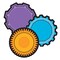 Carson Dellosa 36-Piece Gear Bulletin Board Cutouts, Red, Yellow and Green Cutouts for Bulletin Board, Science, and STEM Classroom Décor, STEM Cutouts for Classroom